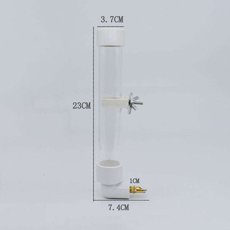 Băutor de papagali din plastic, dozator de sticle de apă, hrănitor, agățat pentru animale de companie, cobai, veveriță, iepure, cap de băut, fântână