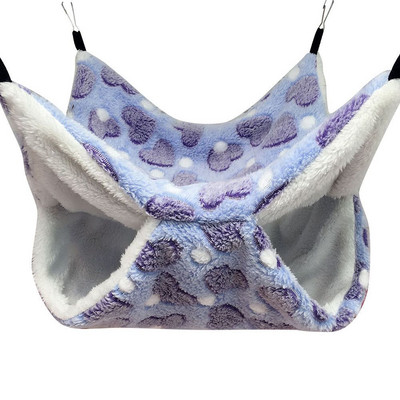 Hamac pentru animale de companie agățat de pluș cald Paturi veverițe dihor sac de dormit pentru animale de companie șobolan hamster cușcă moda animale de companie