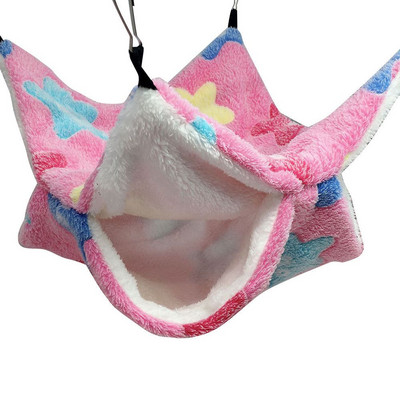 Hamac pentru animale de companie agățat de pluș cald Paturi veverițe dihor sac de dormit pentru animale de companie șobolan hamster cușcă moda animale de companie