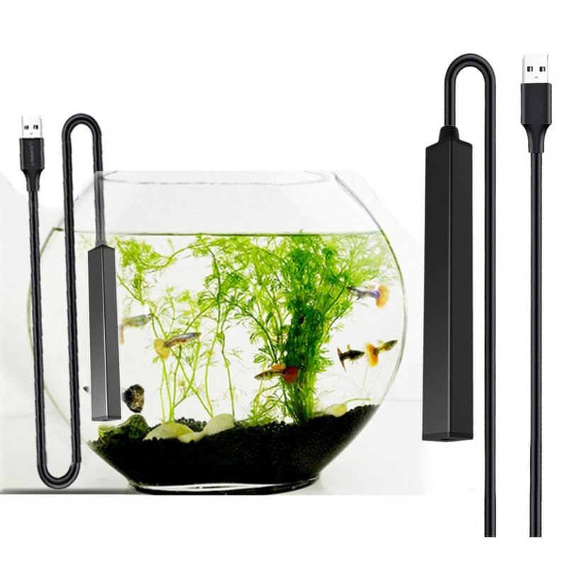 Zivju tvertnes sildītājs zemsprieguma USB uzlādes ūdensnecaurlaidīgs sildītājs zivju tvertnes labi noslēgts 5 W zivju tvertnes sildīšanas stieņa iegremdējamais sildītājs