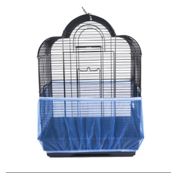 Мрежа за птици Soft Shell Bird Уникален предпазител Airy Mesh Cover Birdcage Seed Covers Найлонова клетка Пола