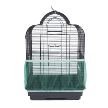 Мрежа за птици Soft Shell Bird Уникален предпазител Airy Mesh Cover Birdcage Seed Covers Найлонова клетка Пола