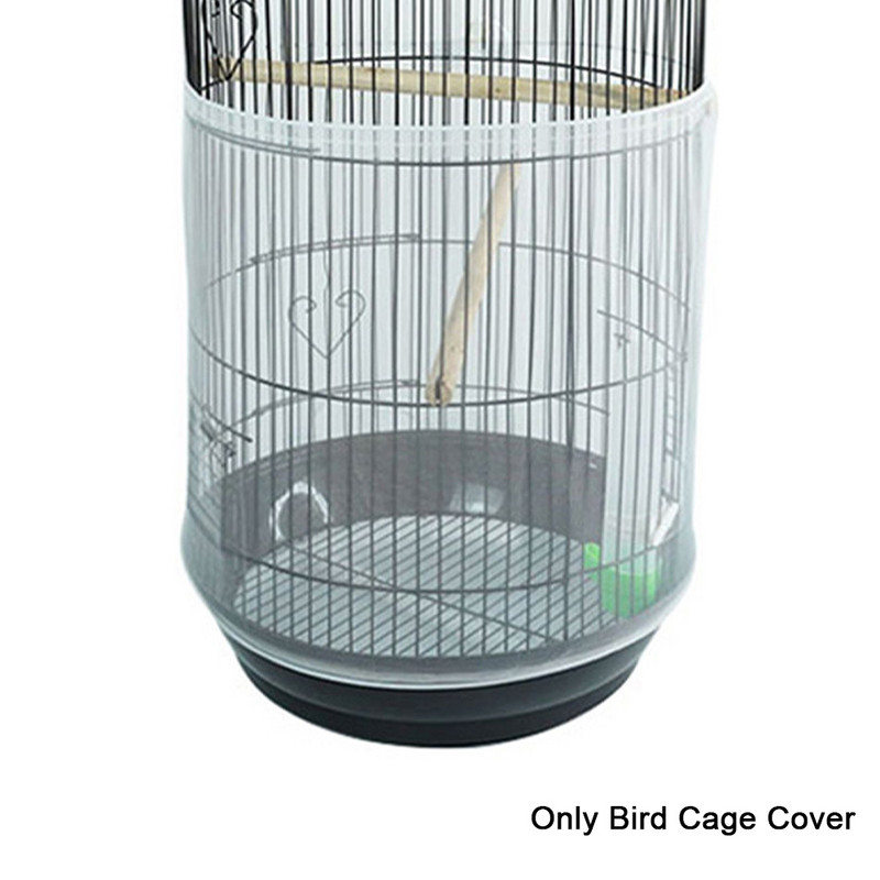 Elastic Soft Pet Supplies Καθολική κάλυψη 360 μοιρών με επαναχρησιμοποιήσιμο προστατευτικό δίχτυ αναπνεύσιμη φούστα για σπίτι κάλυμμα κλουβιού πουλιών