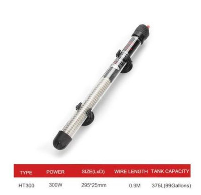 110v-220v ES ASV regulējamas temperatūras termostata sildītāja stieņa iegremdējamais akvārija zivju tvertnes ūdens siltums 25W/50W/100W/200W/300W