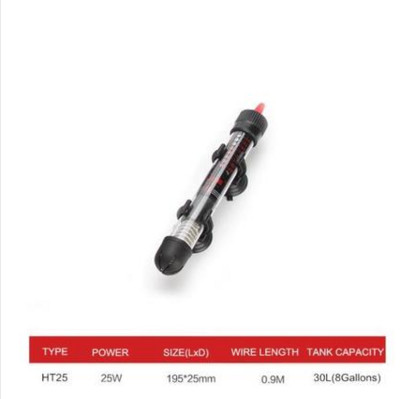 110v-220v ES ASV regulējamas temperatūras termostata sildītāja stieņa iegremdējamais akvārija zivju tvertnes ūdens siltums 25W/50W/100W/200W/300W
