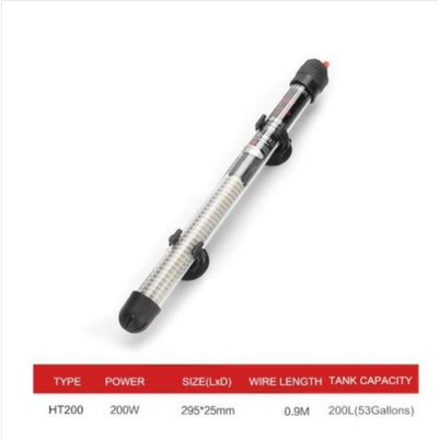 110v-220v ES ASV regulējamas temperatūras termostata sildītāja stieņa iegremdējamais akvārija zivju tvertnes ūdens siltums 25W/50W/100W/200W/300W