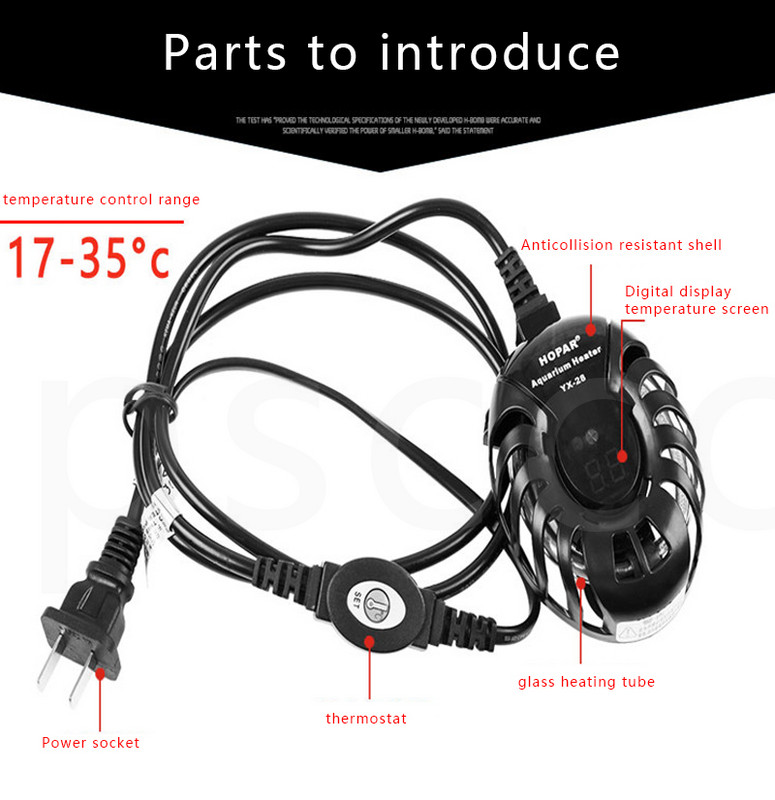 Mini țestoasă acvariu tijă automată de încălzire cu temperatură constantă tijă țestoasă mică pentru acvariu