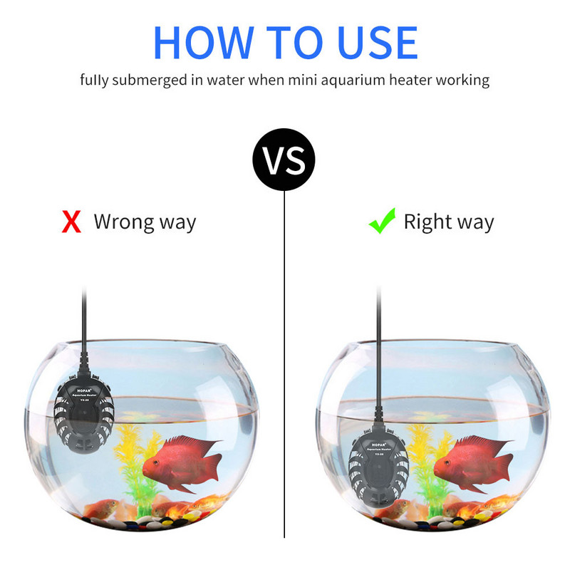 Mini țestoasă acvariu tijă automată de încălzire cu temperatură constantă tijă țestoasă mică pentru acvariu