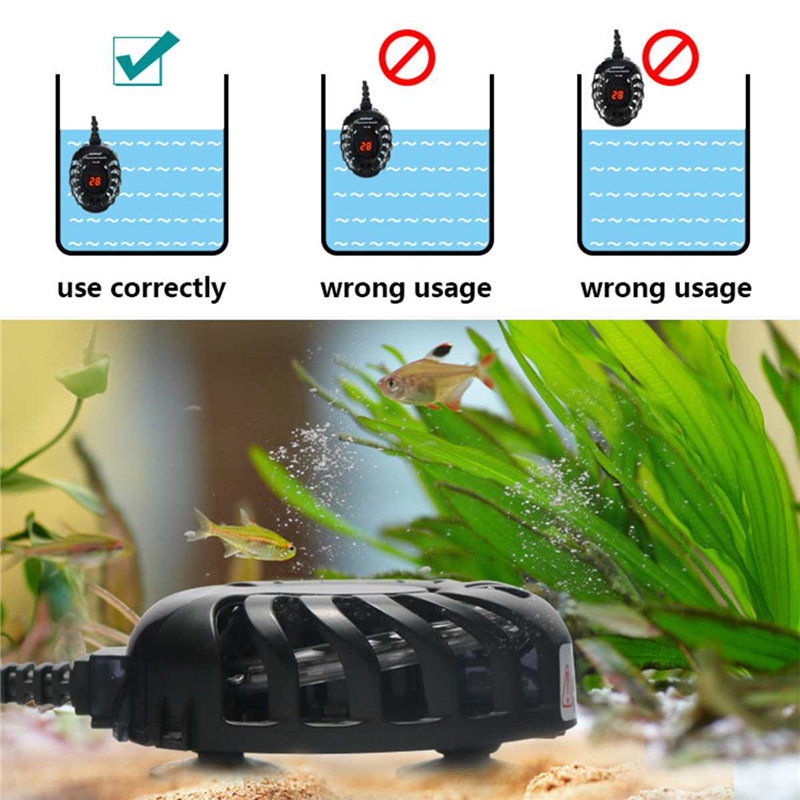 Mini țestoasă acvariu tijă automată de încălzire cu temperatură constantă tijă țestoasă mică pentru acvariu