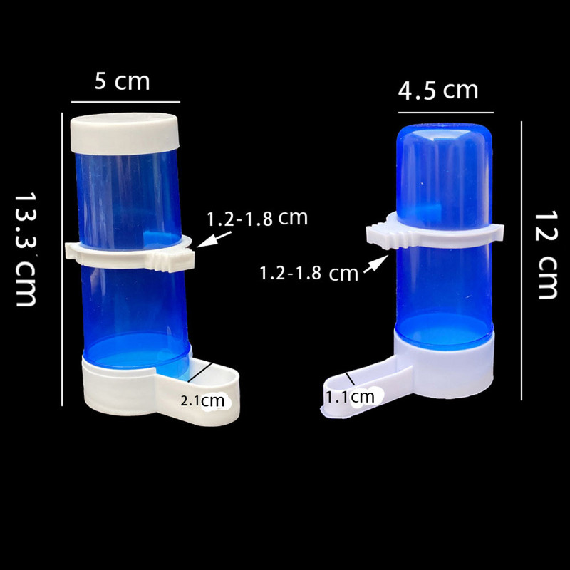 Hrănitor automat pentru păsări pentru animale de companie Hrănitor pentru păsări albastre Cușcă pentru păsări Instrument de hrănire pentru papagali Hrănitor automat boluri și adăpatoare 1 buc
