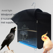 Husă cușcă de păsări rezistentă la praf Design cu fermoar cu velcro Husă cușcă de păsări din poliester Umbrire impermeabilă Myna Accesorii pentru cuști pentru papagali ZA279