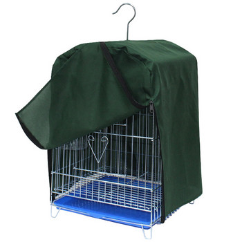 Αδιάβροχο κάλυμμα κλουβιού πουλιών Velcro σχέδιο φερμουάρ Κάλυμμα κλουβιού πουλιών Πολυεστέρας αδιάβροχη σκίαση Myna Parrot Cage Accessories ZA279
