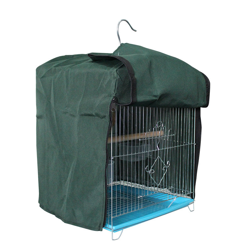 Husă cușcă de păsări rezistentă la praf Design cu fermoar cu velcro Husă cușcă de păsări din poliester Umbrire impermeabilă Myna Accesorii pentru cuști pentru papagali ZA279