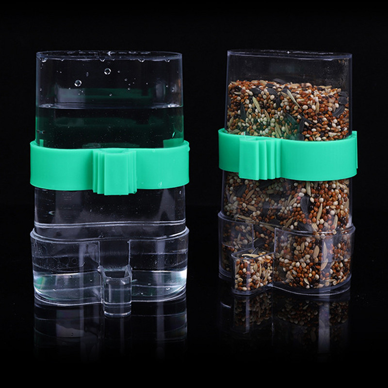 Hrănitor pentru păsări Adăpători cu clemă Dozator pentru animale de companie sticle Fântâni de băut Boluri de hrănire pentru animale de companie Accesorii pentru cușcă de porumbei papagali