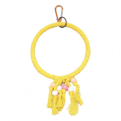 Zanimljiva igračka s kavezom za papige Čvrsta igračka s užetom za ptice Lako se vješa Dekompresijska ljuljačka s kavezom za ptice Igračke s užetom