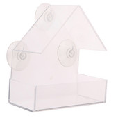 Akrüülist läbipaistvad linnusöötjad salve lindude söötja aken, vaateaken linnumaja lemmikloomade veesöötja imikork Mount maja tüüpi söötja