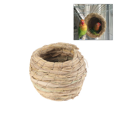 Cuibul de păsări Casă de porumbei Cuibul de papagali Dormitor de animale de companie Cuști pentru păsări Podoaba cu paie Cuib natural de păsări/Casa de porumbei