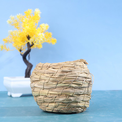 Cuibul de păsări Casă de porumbei Cuibul de papagali Dormitor de animale de companie Cuști pentru păsări Podoaba cu paie Cuib natural de păsări/Casa de porumbei