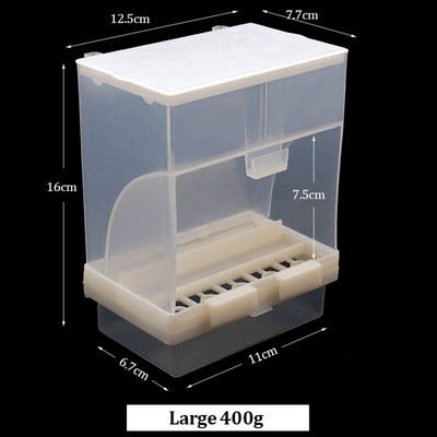 1 kom. Automatska hranilica za ptice Spremnik za kućne ljubimce Posuda za ptice Papiga Viseća hranilica Hranilica za ptice Čvorak Tigrova koža Božur Alati za ptice 250/400 g