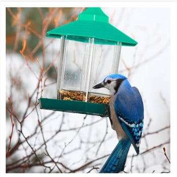 Κρεμαστός τροφοδότης Wild Bird Outside Anti Squirrel Bird Feeder για Αίθριο κήπου Διακόσμηση εξωτερικού χώρου Κουτιά τροφοδοσίας Αξεσουάρ