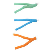 Putnu asaru papagaiļu statīva būra aksesuāri, košļājamā rotaļlieta maziem vidējiem putniem, ķepu slīpēšanai ar raupju virsmu