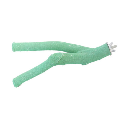 Putnu asaru papagaiļu statīva būra aksesuāri, košļājamā rotaļlieta maziem vidējiem putniem, ķepu slīpēšanai ar raupju virsmu