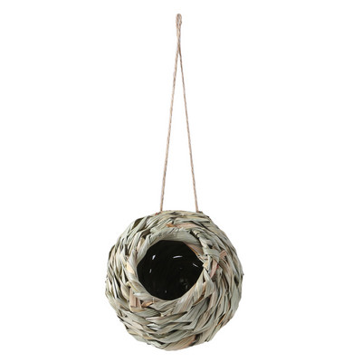 Birds Nest Bird Cage Reed Grass Spherical Hummingbird Nest Outdoor Decorative Weaved Hanging Bird Nest Hous Proficient