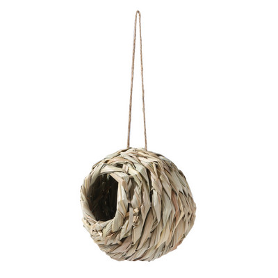 Birds Nest Bird Cage Reed Grass Spherical Hummingbird Nest Outdoor Decorative Weaved Hanging Bird Nest Hous Proficient