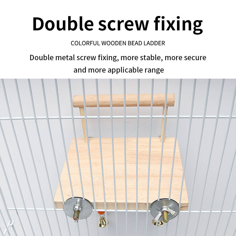 Parrot Bird Supplies Νέα έγχρωμη βάση Bird Swing Παιχνίδι κρεμαστή γέφυρα Κρεμαστό δαχτυλίδι αναρρίχησης σκάλας κλουβί Αξεσουάρ για κατοικίδια