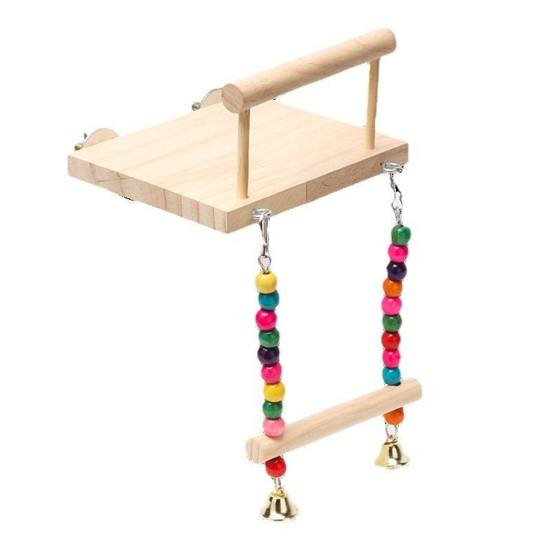 Parrot Bird Supplies Νέα έγχρωμη βάση Bird Swing Παιχνίδι κρεμαστή γέφυρα Κρεμαστό δαχτυλίδι αναρρίχησης σκάλας κλουβί Αξεσουάρ για κατοικίδια