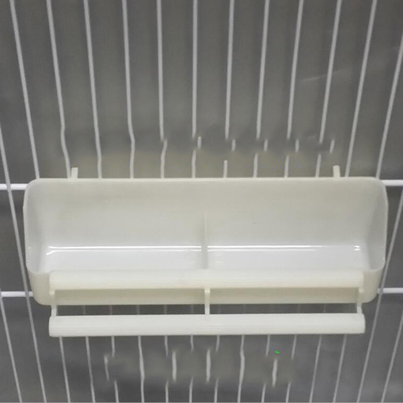 2in1 Maisto vandens dubuo Dvigubas šėrimo puodelis Paukščių balandžių Kanarų narvelio lesyklėlė Papūga Naminių paukščių voljeras Pakabinamas stovas Gertuvės Dėžės Konteineris