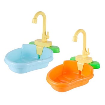 3 Color Cute Birds Play Water Shower Μπανιέρα για κατοικίδια Κλουβί Λεκάνη Μπολ Αξεσουάρ Μπανιέρα παιχνιδιών για Parrots Μπανιέρα πουλιών