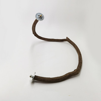 Papagailis putnu zaru stabs U-veida S-veida slīpēšanas spīļu statīvs Masīvkoka statīvs kombinēta būra piederumi putnu piederumi ZA263