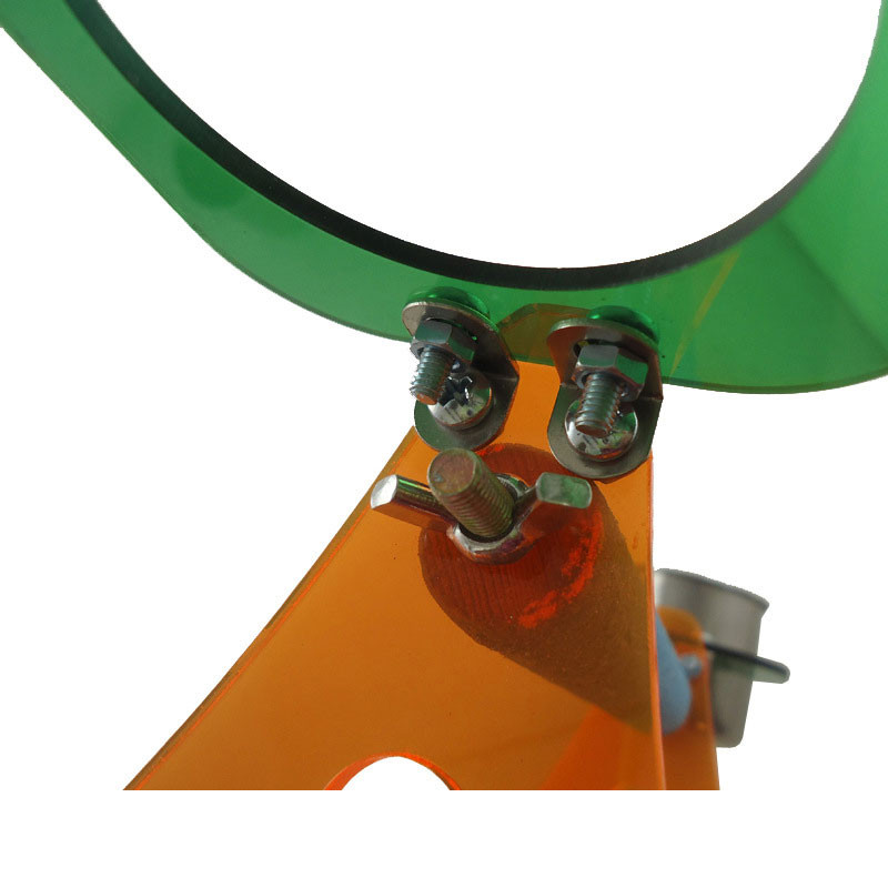 Bird Parrot Grinding Claws Rod Scrub Mingle Grinding Pet birds Stand παπαγάλος τρία ακρυλικά τρίποδα με κύπελλα Για Parrot Bird