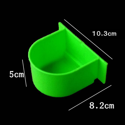 Κουτιά φαγητού Bird Cage Though Parrot Feeder Food Water Bowl Cup Budgerigar Macaws Finches Canary Bird Feeding Birdcage Food Boxes