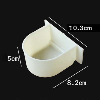 Κουτιά φαγητού Bird Cage Though Parrot Feeder Food Water Bowl Cup Budgerigar Macaws Finches Canary Bird Feeding Birdcage Food Boxes