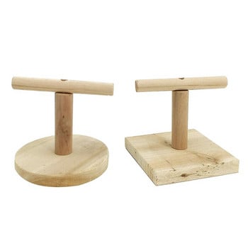 Parrot Stand Toys Bird Ξύλινη Επιτραπέζια Πέρκα Εκπαίδευση Πόδια Δάγκωμα λείανσης με νύχια Chew Office Bird Toy For Parrot Lovebirds