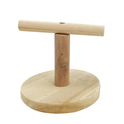 Suport pentru papagal Jucării păsări din lemn biban de masă antrenament exercițiu picioare gheare măcinare mușcătură mesteca birou jucărie pasăre pentru papagal iubitoare