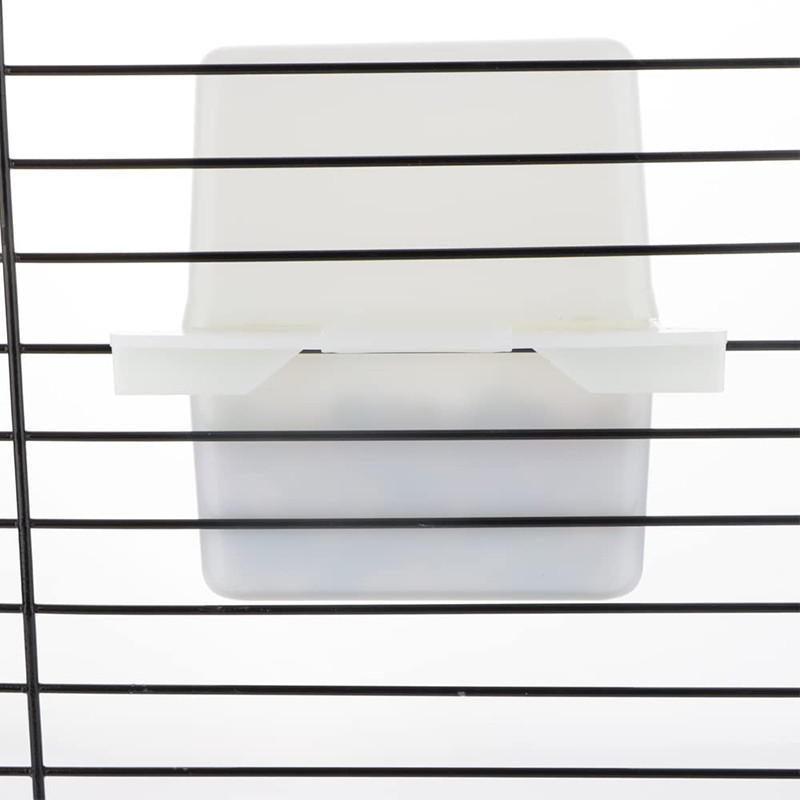 Papūgos maisto dėžutės tiektuvas Bijūnų paukščių perlų maisto puodelis paukščių narvelio maisto dėžutės priedai Starling paukščių narvelio priedai