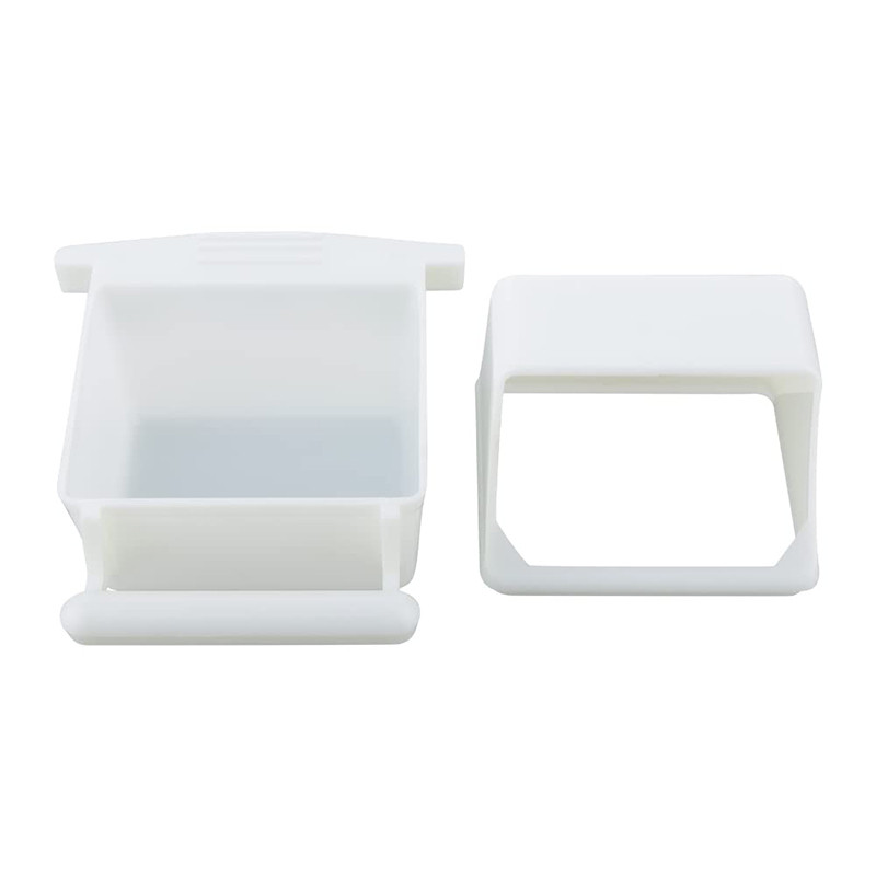 Papūgos maisto dėžutės tiektuvas Bijūnų paukščių perlų maisto puodelis paukščių narvelio maisto dėžutės priedai Starling paukščių narvelio priedai