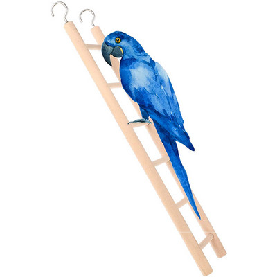 Papagaiļa koka kāpnes putnu rotaļlieta kāpšana putnu kāpnes Papagaiļa kāmja rotaļlietas skrāpēja rokdarbu putnu būra piekārts dekors