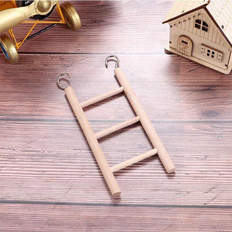 Papagaiļa koka kāpnes putnu rotaļlieta kāpšana putnu kāpnes Papagaiļa kāmja rotaļlietas skrāpēja rokdarbu putnu būra piekārts dekors