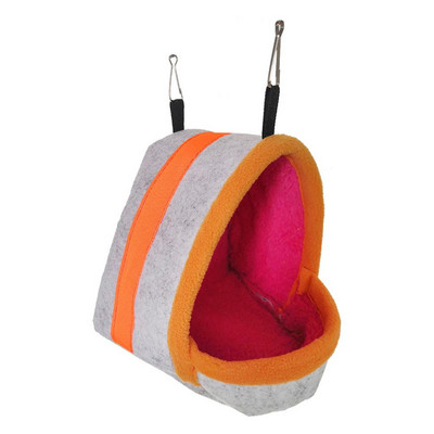 Ptice, zimska topla pamučna gnijezdo, vreća za spavanje s 2 kuke za papigu, hrčka, činčilu, vjevericu, ježa