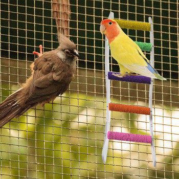 Bird Parrot Toys Ladders Swing Μασητικά Παιχνίδια Κρεμαστά αξεσουάρ κλουβιού για κατοικίδια ζώα Αιώρα Swing παιχνίδι για μικρούς παπαγάλους Cockatiels