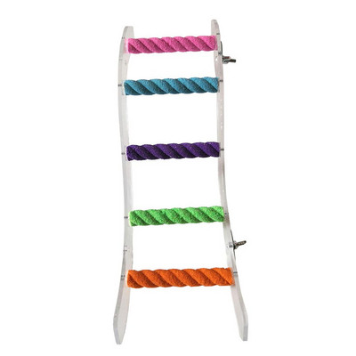 Bird Parrot Toys Ladders Swing Μασητικά Παιχνίδια Κρεμαστά αξεσουάρ κλουβιού για κατοικίδια ζώα Αιώρα Swing παιχνίδι για μικρούς παπαγάλους Cockatiels