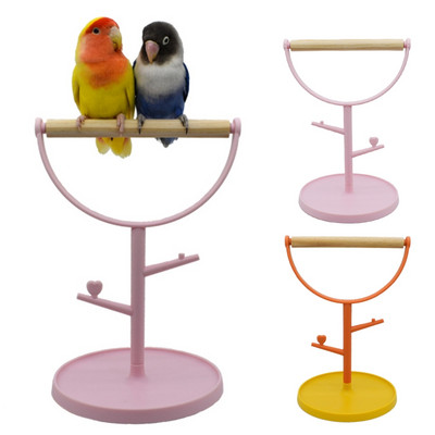 Cute Small Bird Perch Bird Play Stand Training Parrot Playstand Portable Bird Cage Toys for Cockatiels Conures Parakeet