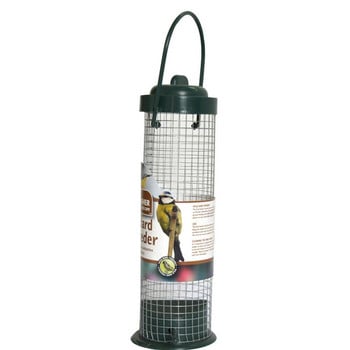 Bird Feeder Hanging Tube Τροφοδότης πουλιών για εξωτερικό πλέγμα Οθόνη τροφοδοσίας πουλιών Τροφοδότης τροφοδοσίας πουλιών Υπαίθριος τροφοδότης πουλιών