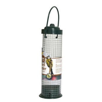 Bird Feeder Hanging Tube Τροφοδότης πουλιών για εξωτερικό πλέγμα Οθόνη τροφοδοσίας πουλιών Τροφοδότης τροφοδοσίας πουλιών Υπαίθριος τροφοδότης πουλιών