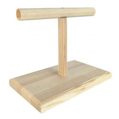 Hot Portable Wood Bird Parrot Stand Εκπαίδευση Spin Perch Stand Παιδική χαρά Πλατφόρμα Παιχνίδι Εφαλτήριο παιχνιδιών Parrot