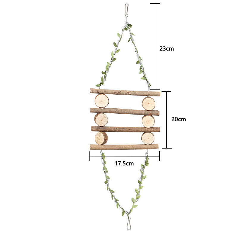 Папагали Естествени дървени кацалки Подложка Стойка за клетка за птици Забавления за дъвчене Дървена люлка Гнездо Аксесоари за клетка за корела Канарче